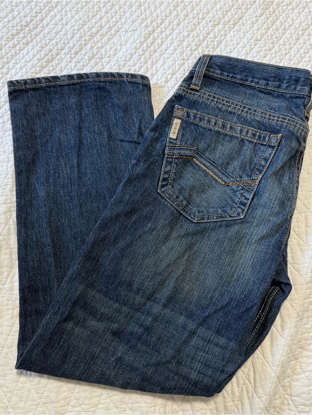 Cinch Men's Bootcut Dark Blue Denim Jeans